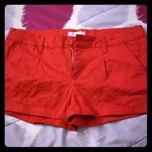 Red shorts